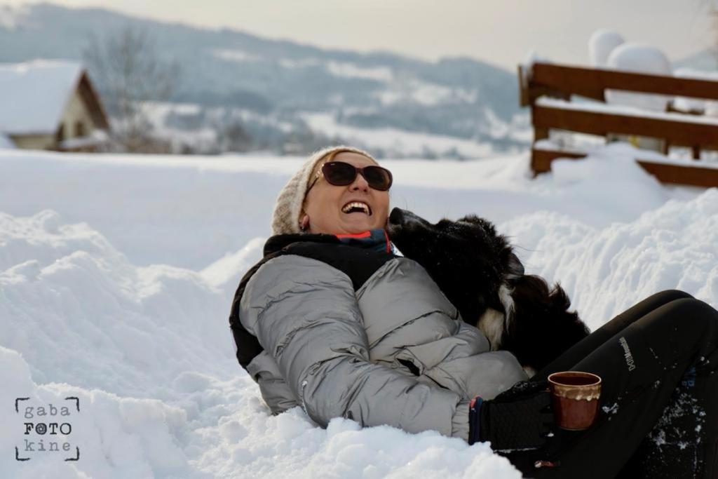 Chata Drewniana Stefanowka Slemien Buitenkant foto