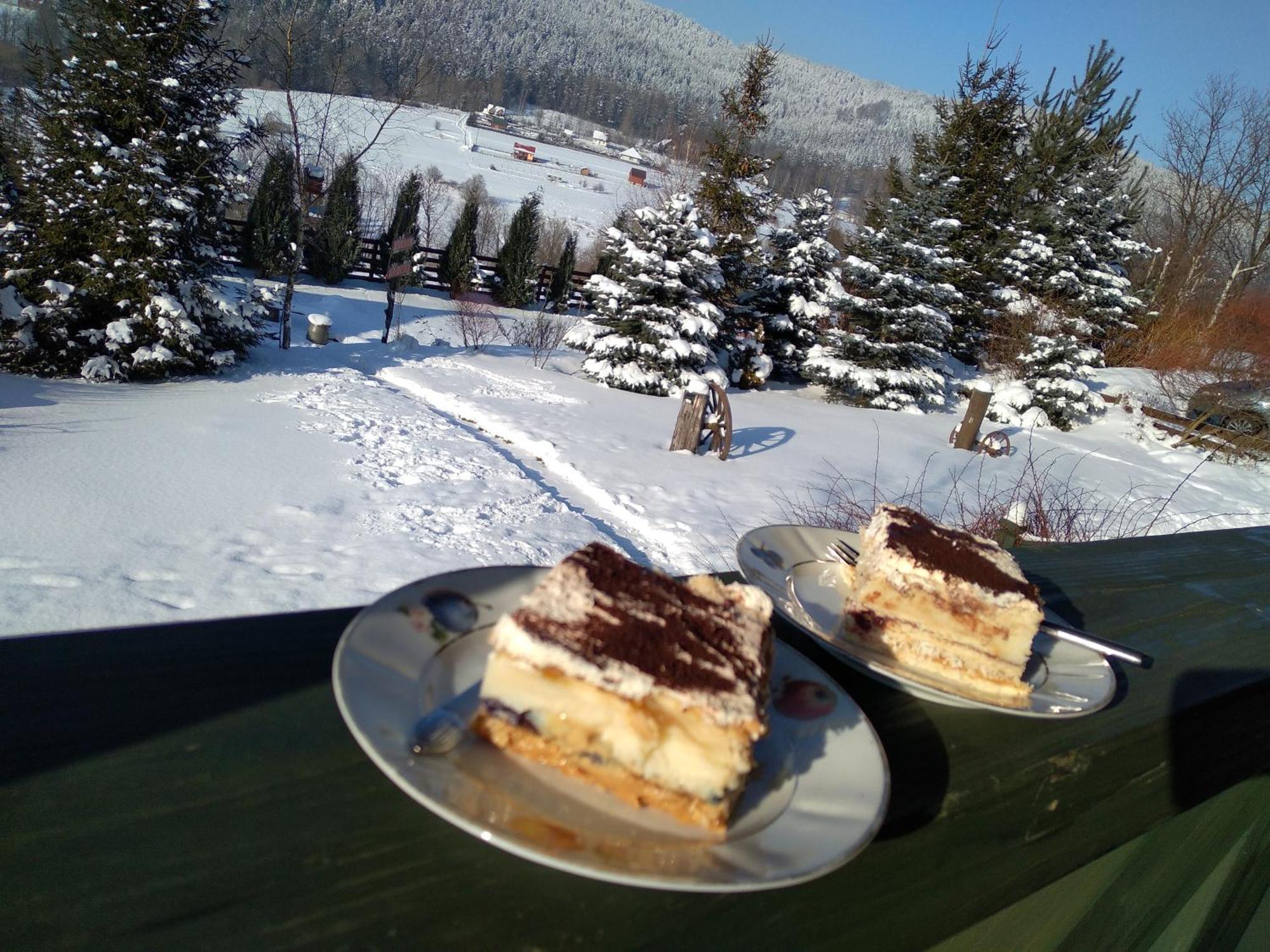 Chata Drewniana Stefanowka Slemien Kamer foto