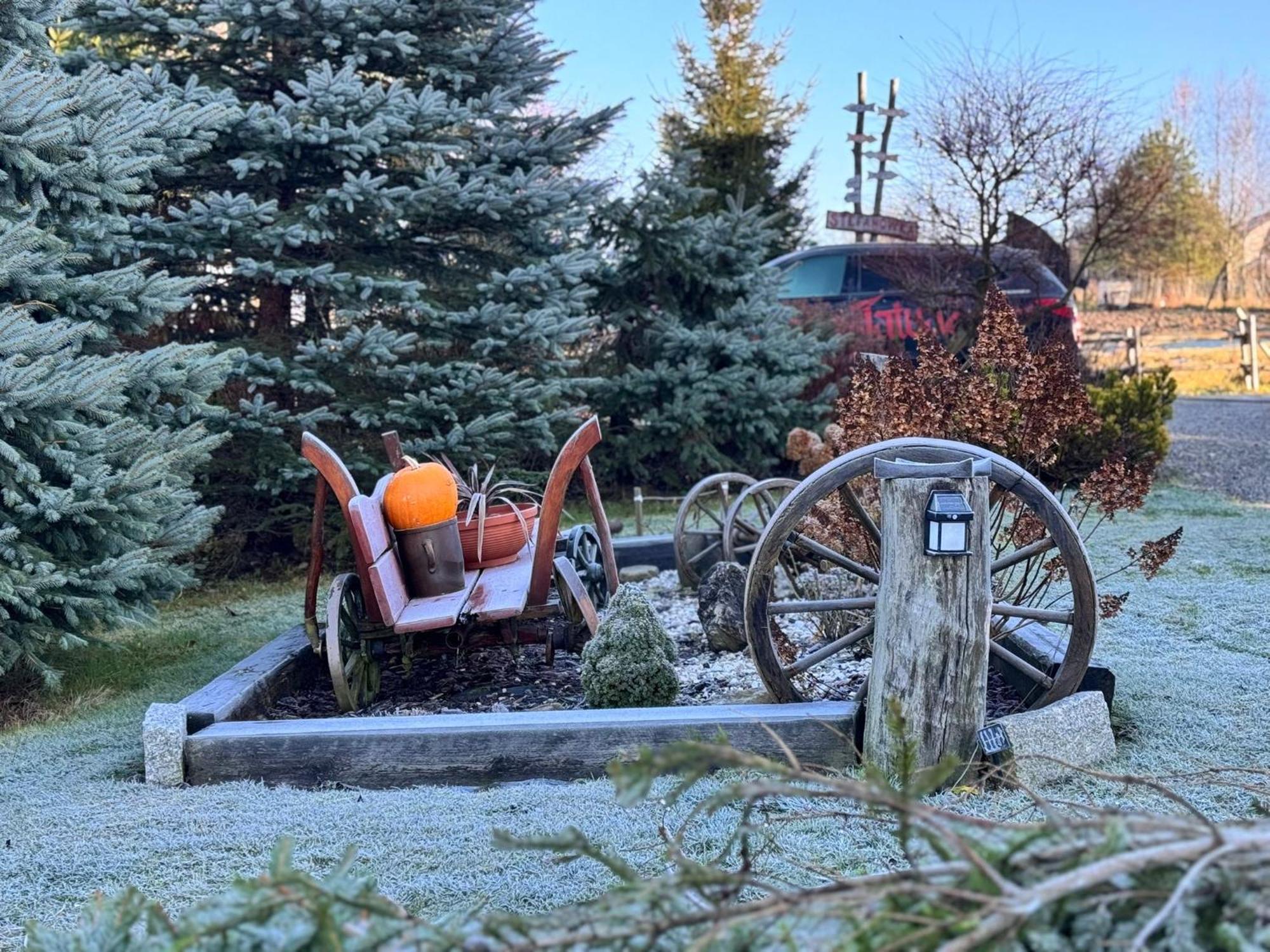 Chata Drewniana Stefanowka Slemien Buitenkant foto